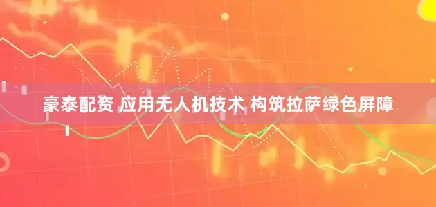 豪泰配资 应用无人机技术 构筑拉萨绿色屏障