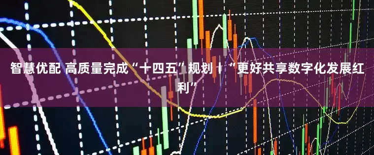 智慧优配 高质量完成“十四五”规划丨“更好共享数字化发展红利”